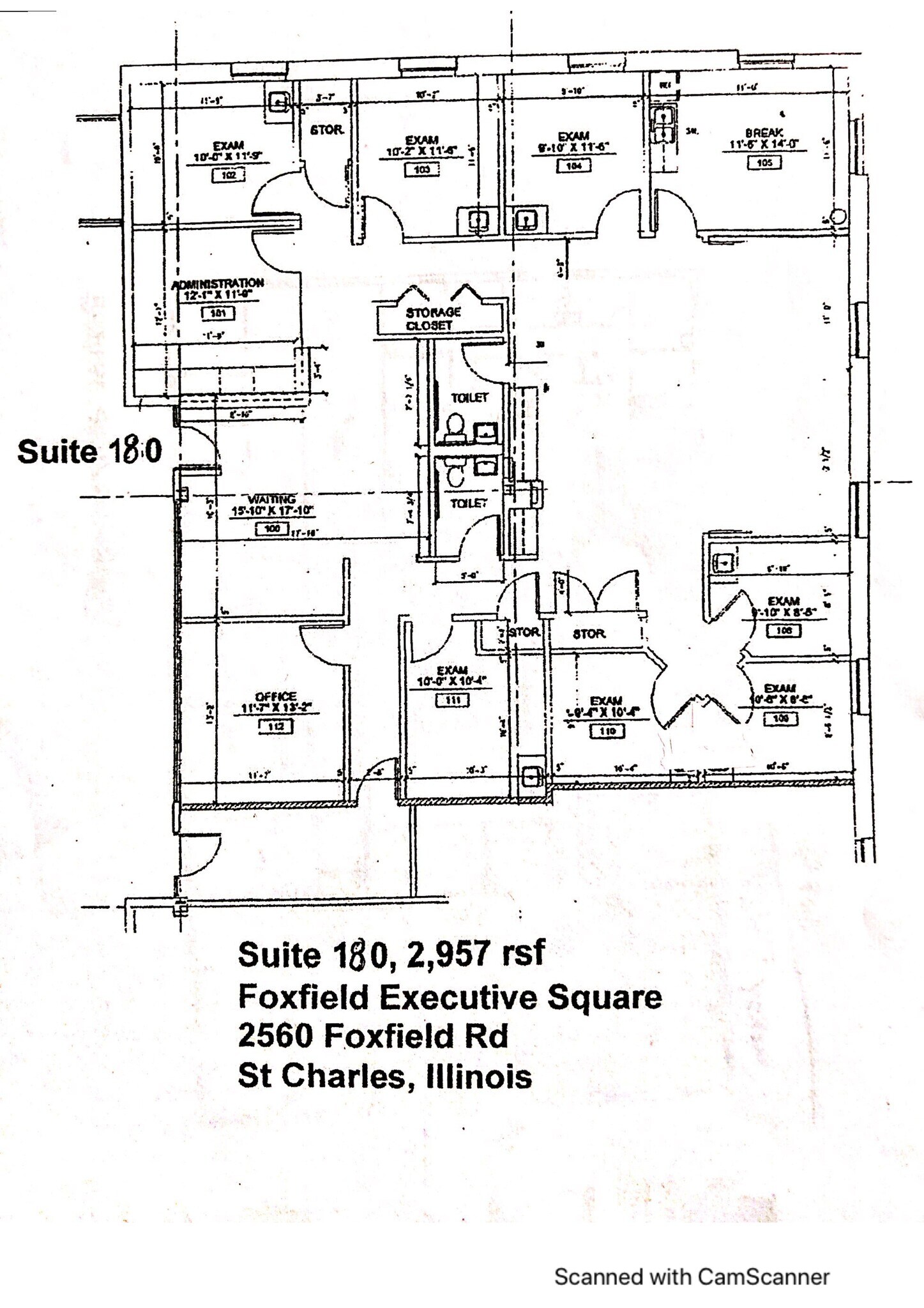 2560 Foxfield Rd, St Charles, IL à louer Plan de site– Image 1 sur 1