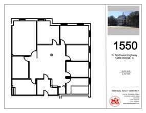 1550 N Northwest Hwy, Park Ridge, IL à louer Plan de site– Image 1 sur 1