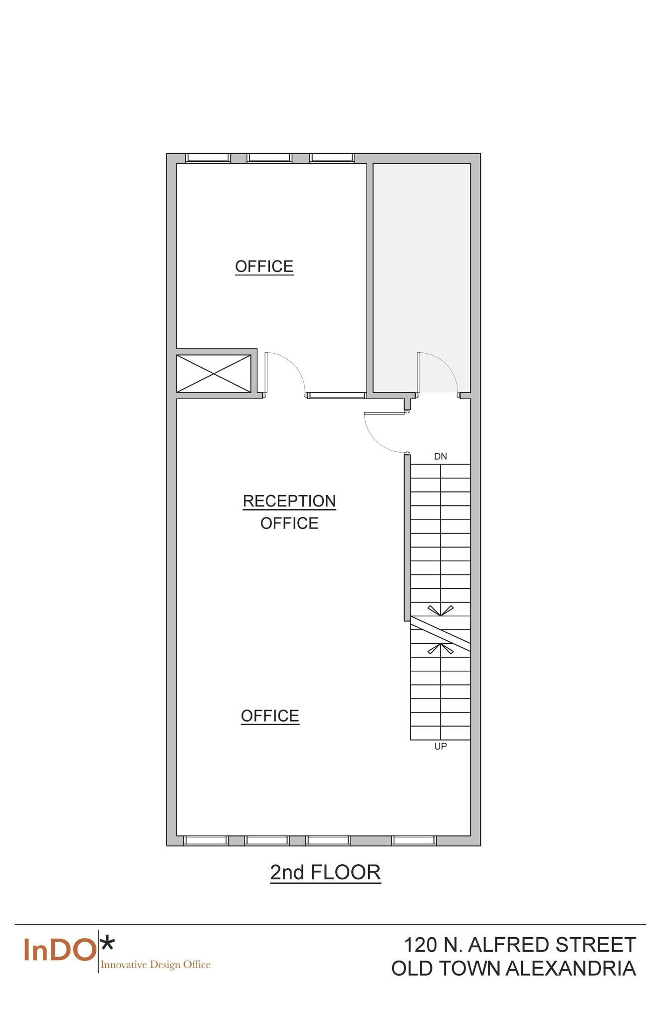 120 N Alfred St, Alexandria, VA à louer Plan d’étage– Image 1 sur 2