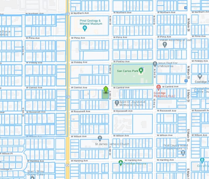 403 W Central Ave, Coolidge, AZ à louer - Plan cadastral – Image 3 sur 3