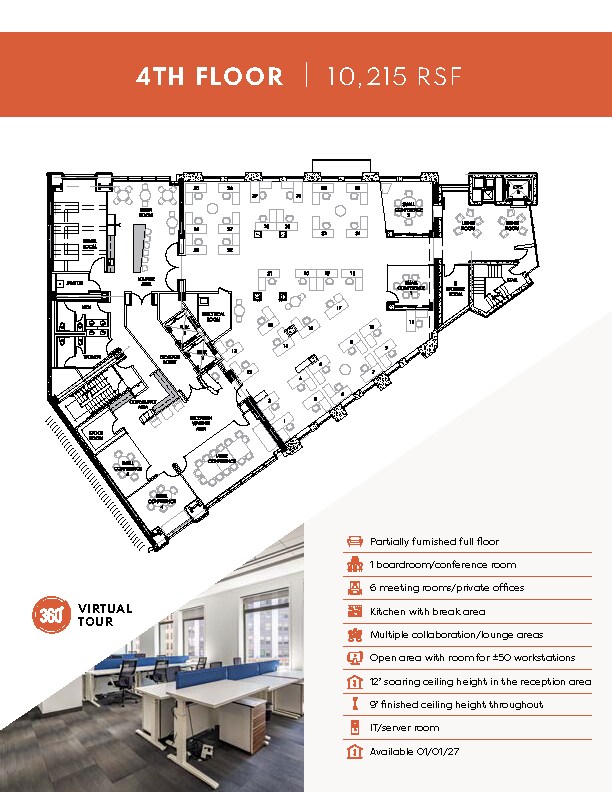 1 Kearny St, San Francisco, CA à louer Plan d’étage– Image 1 sur 1
