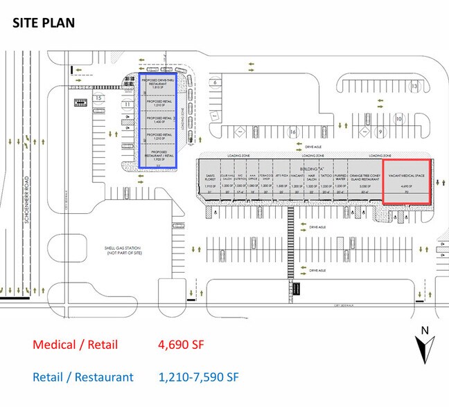 13400-13480 E 15 Mile Rd, Sterling Heights, MI à louer - Plan de site – Image 3 sur 8
