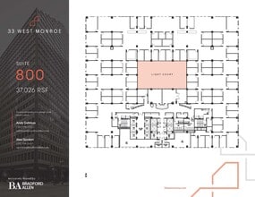33 W Monroe St, Chicago, IL à louer Plan d’étage– Image 1 sur 1