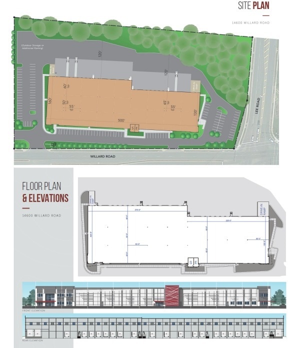 14650 Willard Rd, Chantilly, VA à louer Plan d’étage– Image 1 sur 2