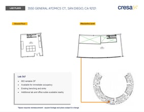 3550 General Atomics Ct, San Diego, CA à louer Plan d’étage– Image 1 sur 1