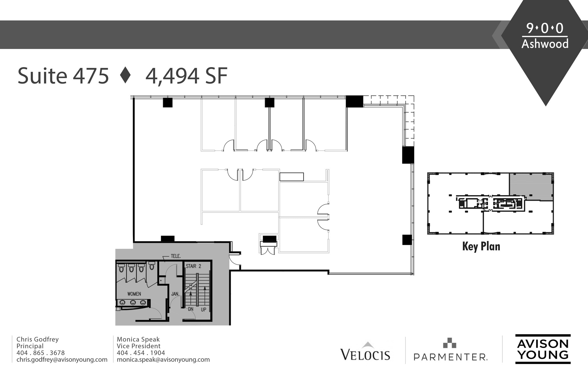 900 Ashwood Pky, Atlanta, GA à louer Plan d’étage– Image 1 sur 1