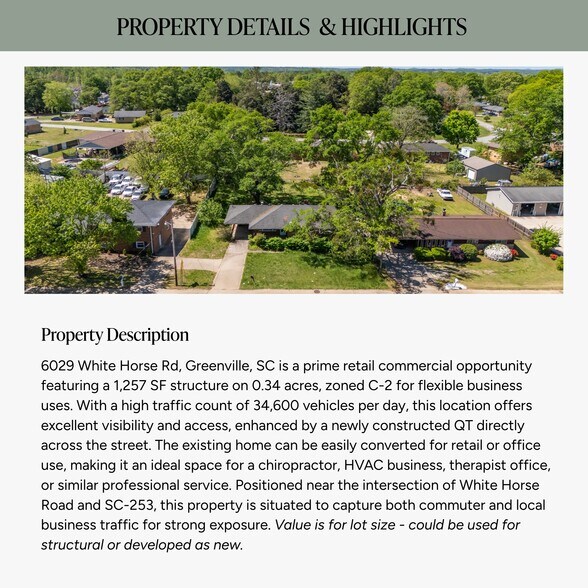 6029 White Horse Rd, Greenville, SC à vendre - Autre – Image 3 sur 10