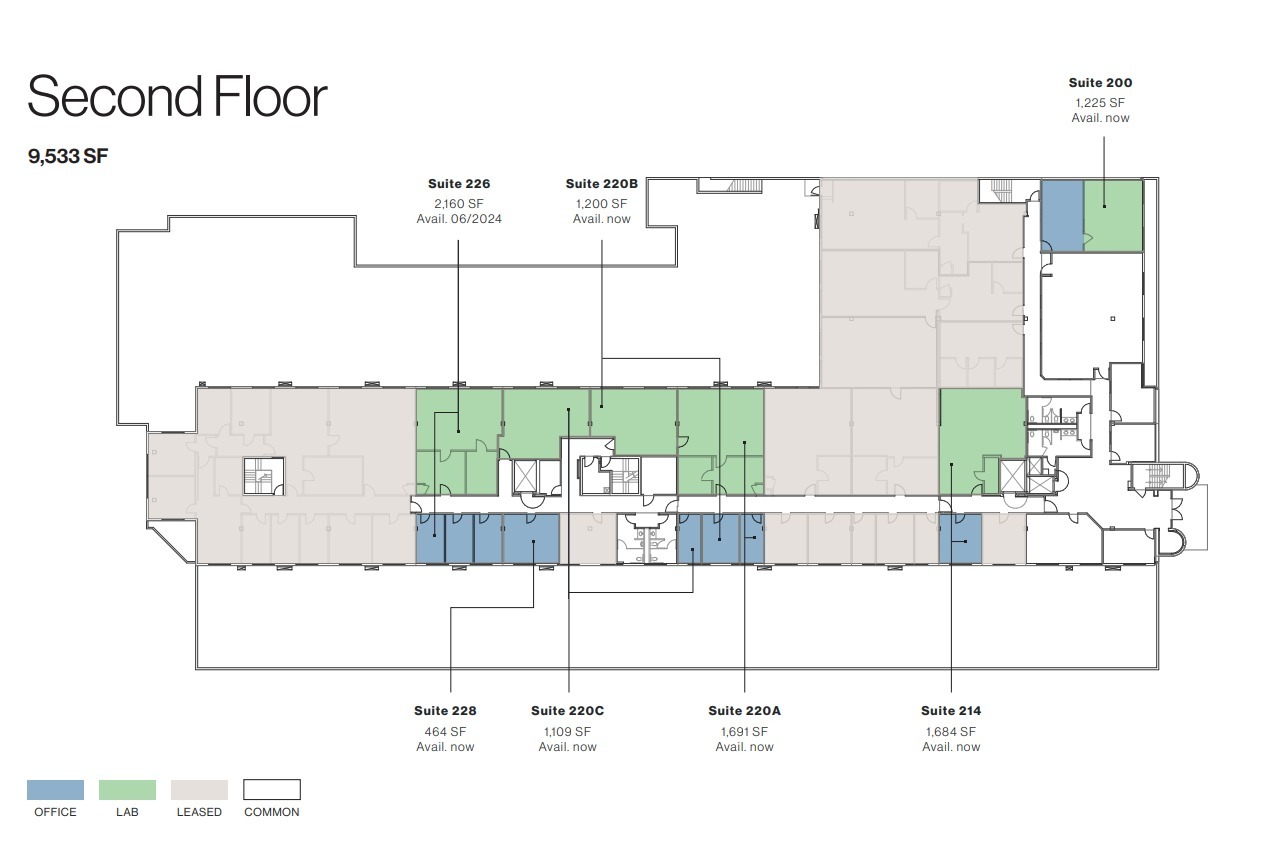 3030 Bunker Hill St, San Diego, CA à louer Plan d’étage– Image 1 sur 1