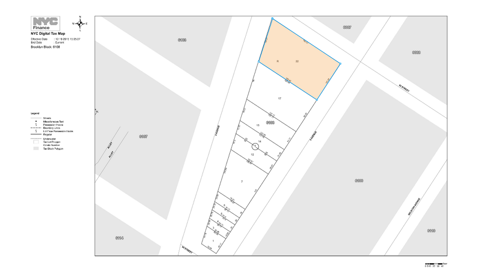 9201 4th Ave, Brooklyn, NY à vendre - Plan cadastral – Image 3 sur 3