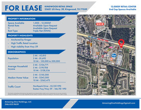 25621 Highway 59 N, Kingwood, TX à louer Carte– Image 1 sur 3