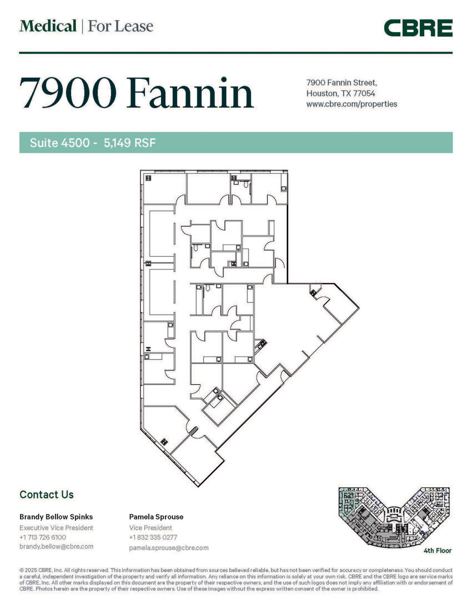 7900 Fannin St, Houston, TX à louer Photo intérieure– Image 1 sur 1