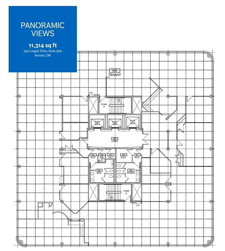 555 Legget Dr, Ottawa, ON à louer Plan d’étage– Image 1 sur 1