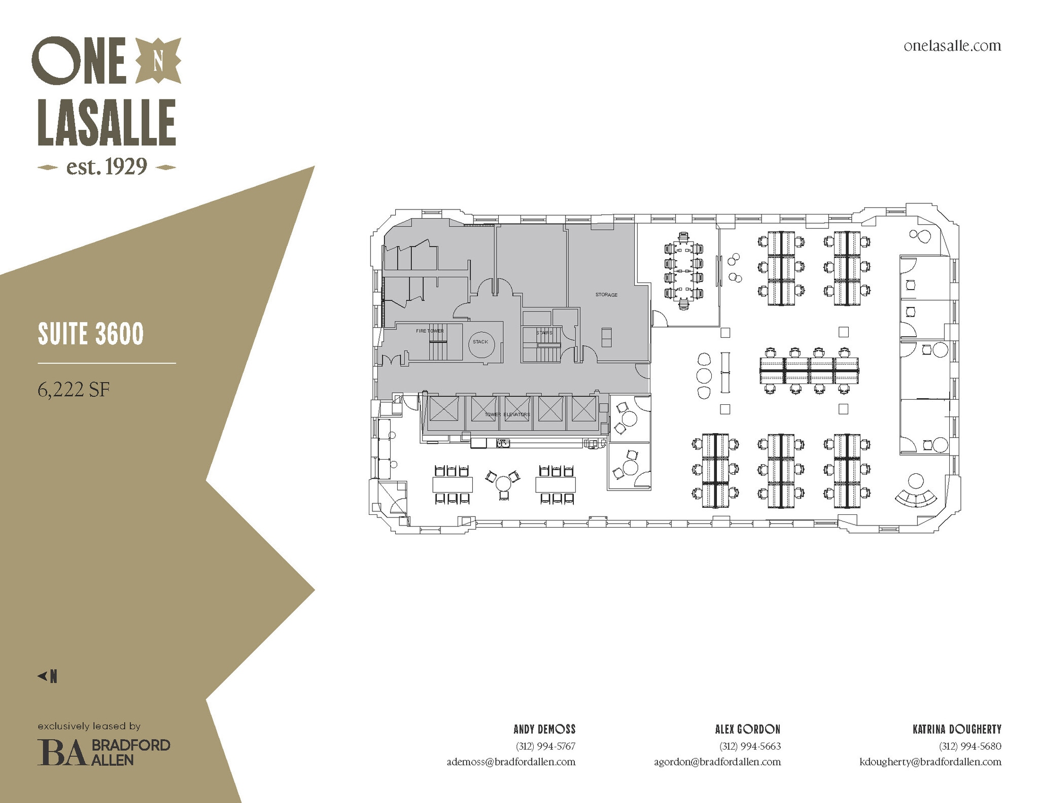 1 N La Salle St, Chicago, IL à louer Plan d’étage– Image 1 sur 4
