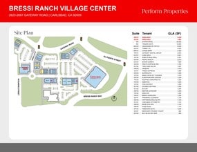 2675 Gateway Rd, Carlsbad, CA à louer Plan de site– Image 1 sur 1