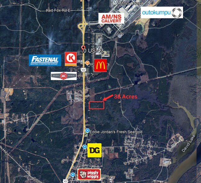 0 US Highway 43 N., Mount Vernon, AL à vendre - Photo de l’immeuble – Image 1 sur 3