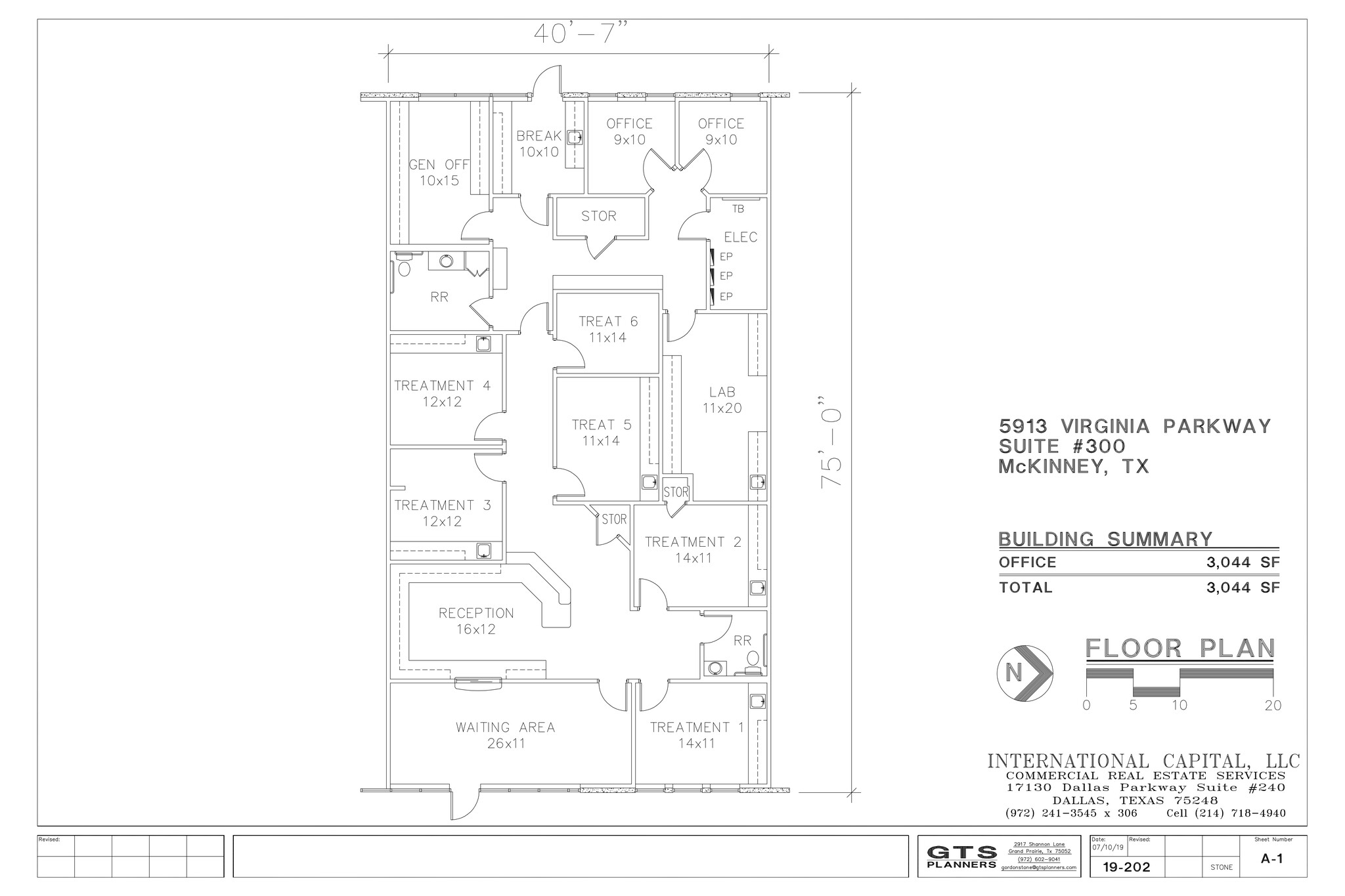 5913 W Virginia Pky, McKinney, TX à louer Plan de site– Image 1 sur 1