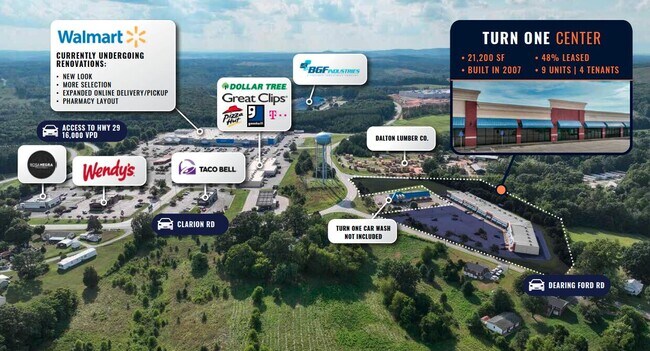 Plus de détails pour 2600 Dearing Ford Rd, Altavista, VA - Local commercial à vendre