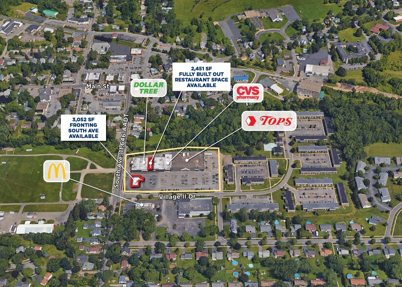 98 South Ave, Hilton, NY à louer - Aérien – Image 2 sur 2