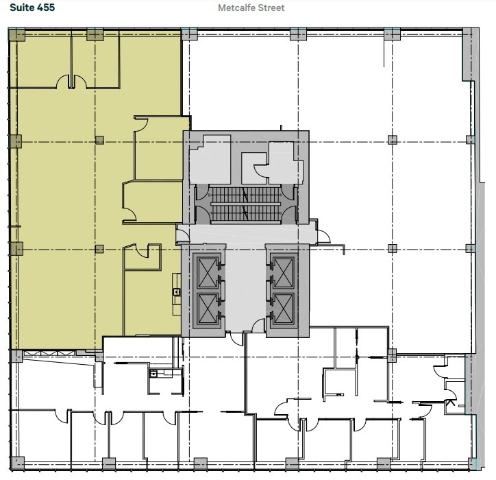 2055 Rue Peel, Montréal, QC à louer Plan d’étage– Image 1 sur 1