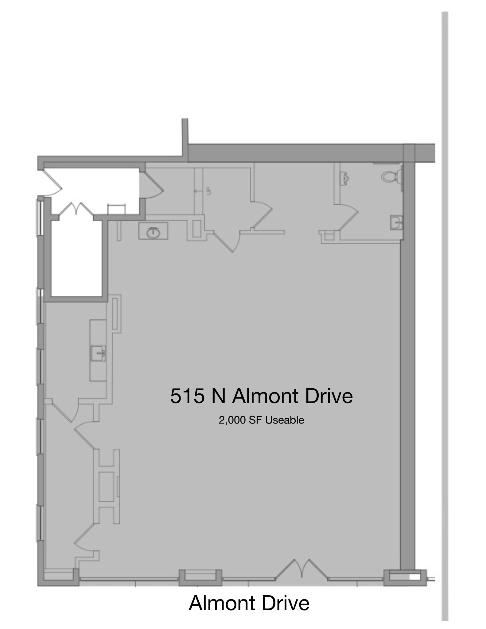 515-519 N Almont Dr, West Hollywood, CA à louer Plan de site– Image 1 sur 4