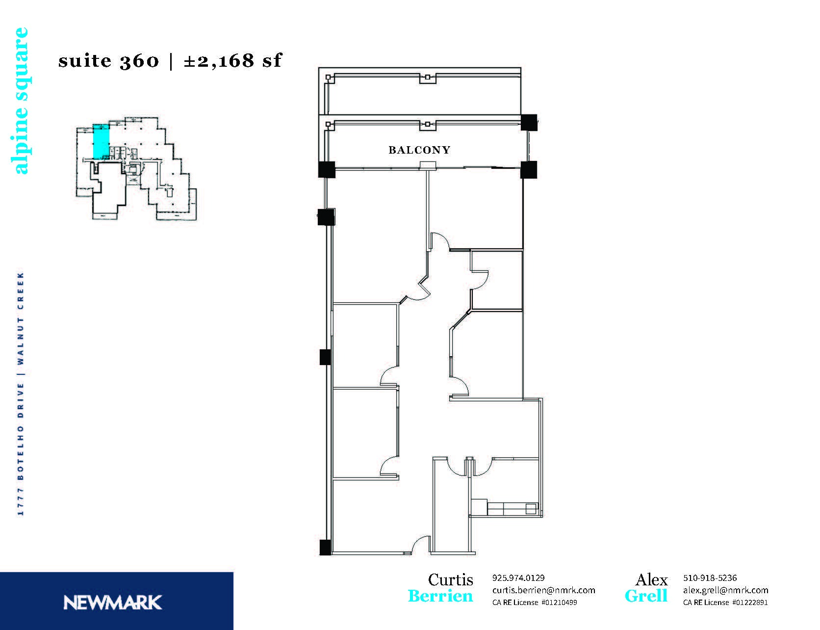1777 Botelho Dr, Walnut Creek, CA à louer Plan d’étage– Image 1 sur 1