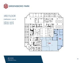 8180-8200 Greensboro Dr, McLean, VA à louer Plan d’étage– Image 1 sur 1
