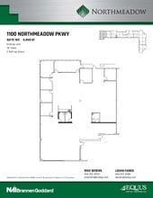 1100 Northmeadow Pky, Roswell, GA à louer Plan d’étage– Image 1 sur 1