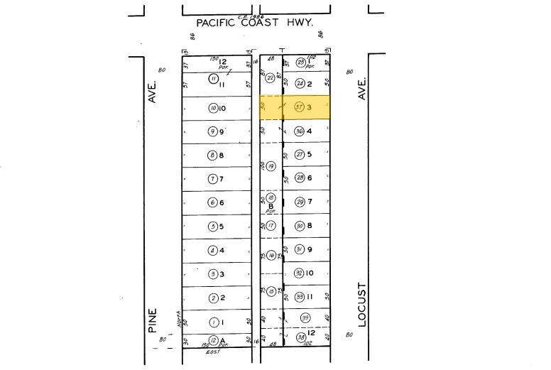 1775 Locust Ave, Long Beach, CA à vendre - Plan cadastral – Image 2 sur 13