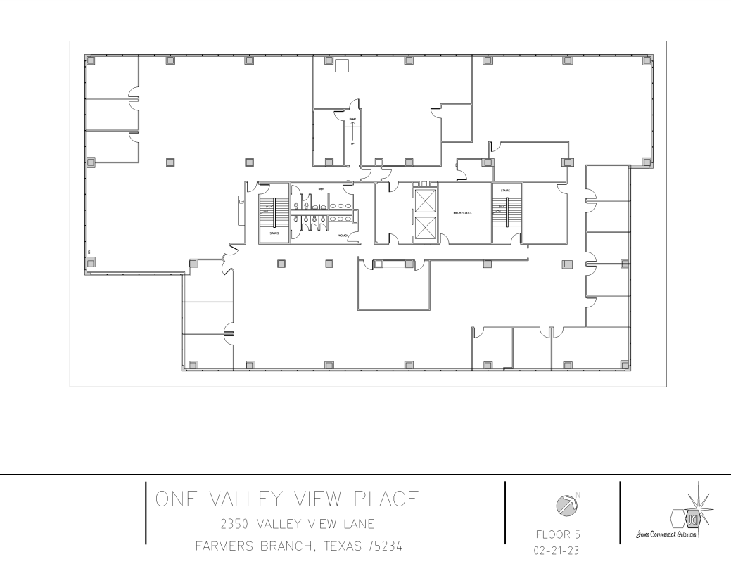 2350 Valley View Ln, Dallas, TX à louer Plan d’étage– Image 1 sur 1