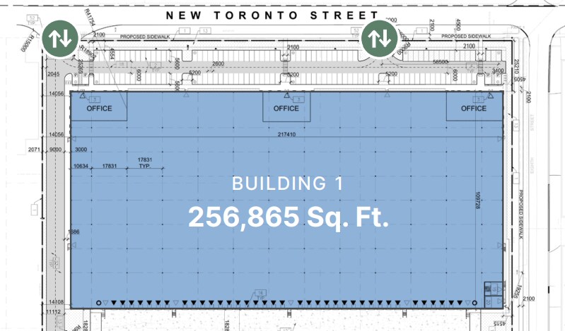 260 Eighth St, Toronto, ON à louer Plan d’étage– Image 1 sur 1