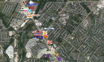 7535 Bandera Rd, San Antonio, TX - Vue aérienne  vue de carte