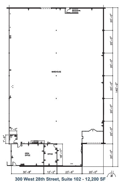 301 W 28th St, National City, CA à louer Plan d’étage– Image 1 sur 2