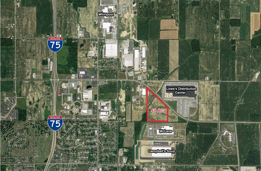 0 County Road 212, Findlay, OH à vendre - Aérien – Image 2 sur 2