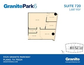 5525 Granite Parkway, Plano, TX à louer Plan de site– Image 1 sur 2