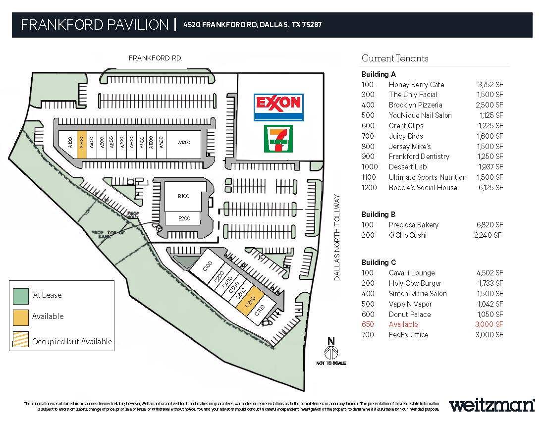 4520 Frankford Rd, Dallas, TX à louer Plan de site– Image 1 sur 5