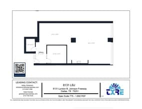 8131 Lyndon B Johnson Fwy, Dallas, TX à louer Plan d’étage– Image 1 sur 1