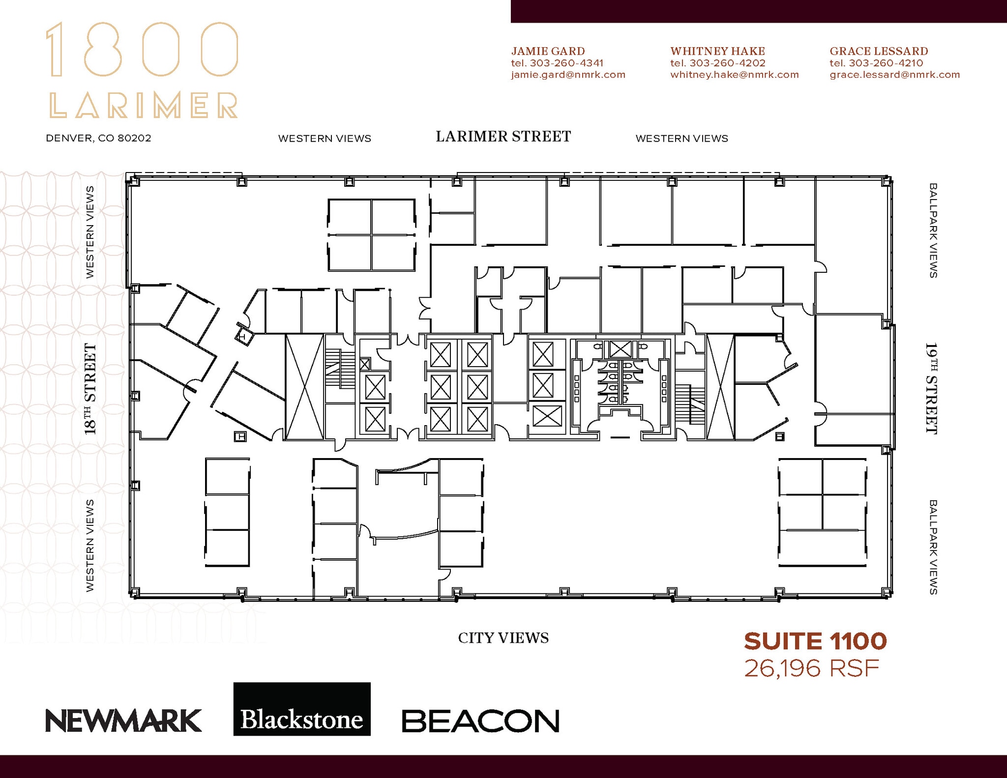 1800 Larimer St, Denver, CO à louer Plan d’étage– Image 1 sur 1