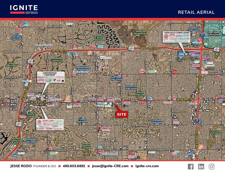 5311 W Bell Rd, Glendale, AZ à louer - Aérien – Image 3 sur 5