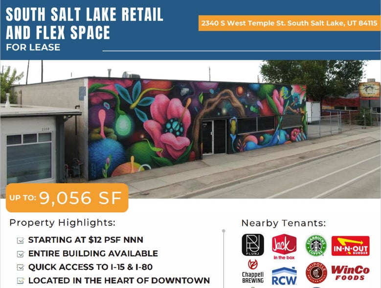 2340 S West Temple, Salt Lake City, UT à louer - Autre – Image 1 sur 6