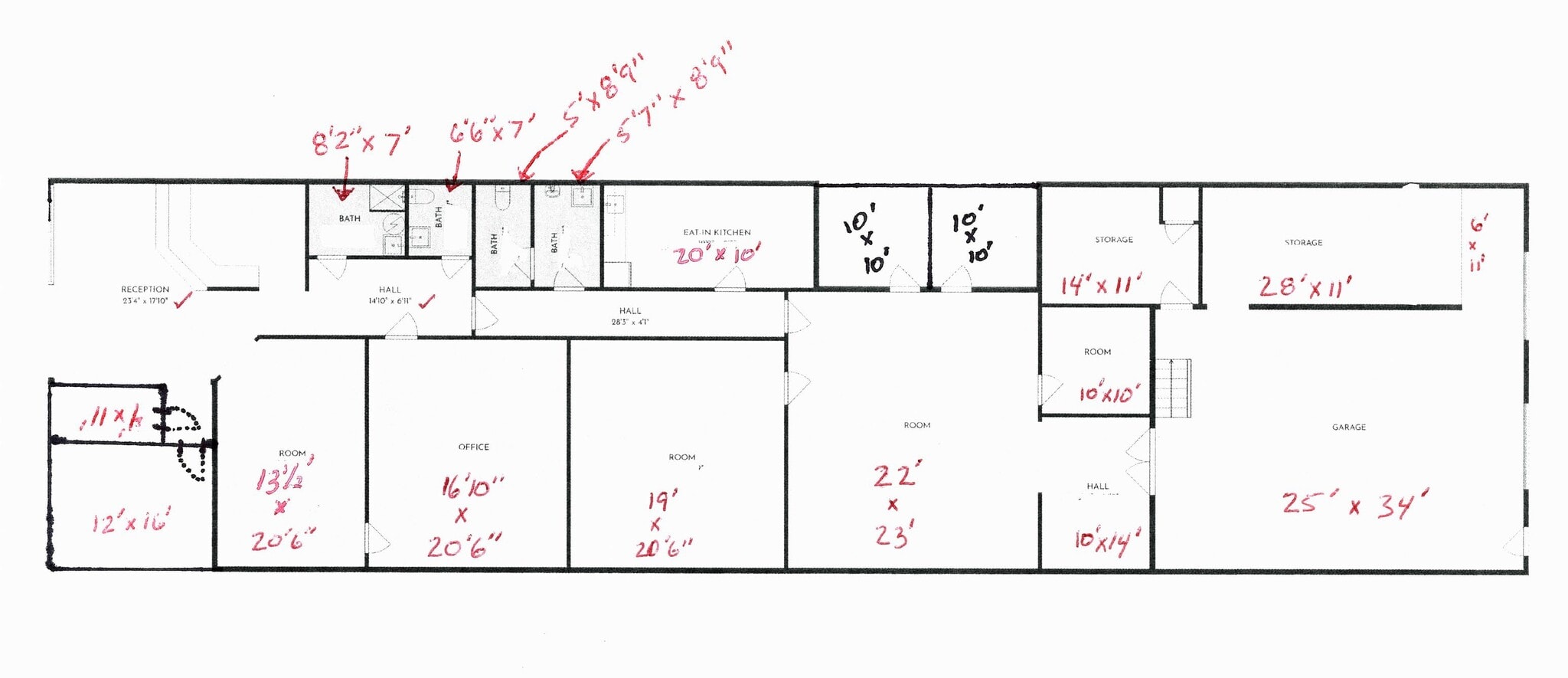 2800-2852 E Parham Rd, Richmond, VA à louer Plan d’étage– Image 1 sur 1