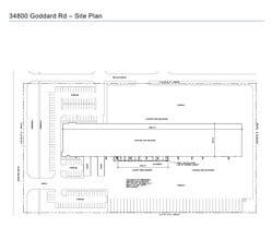 34800 Goddard Rd, Romulus, MI à louer Plan d’étage– Image 1 sur 1