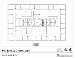 900 Town & Country Blvd, Houston, TX à louer Plan d’étage– Image 1 sur 1