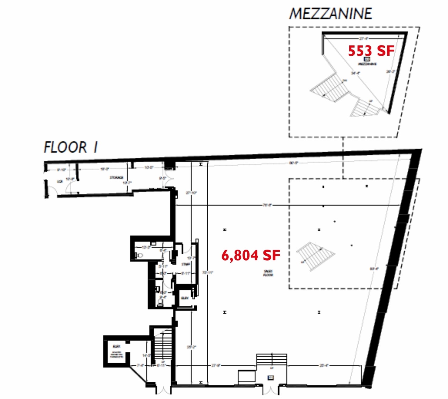 20 S Park St, Montclair, NJ à louer Plan d’étage– Image 1 sur 2