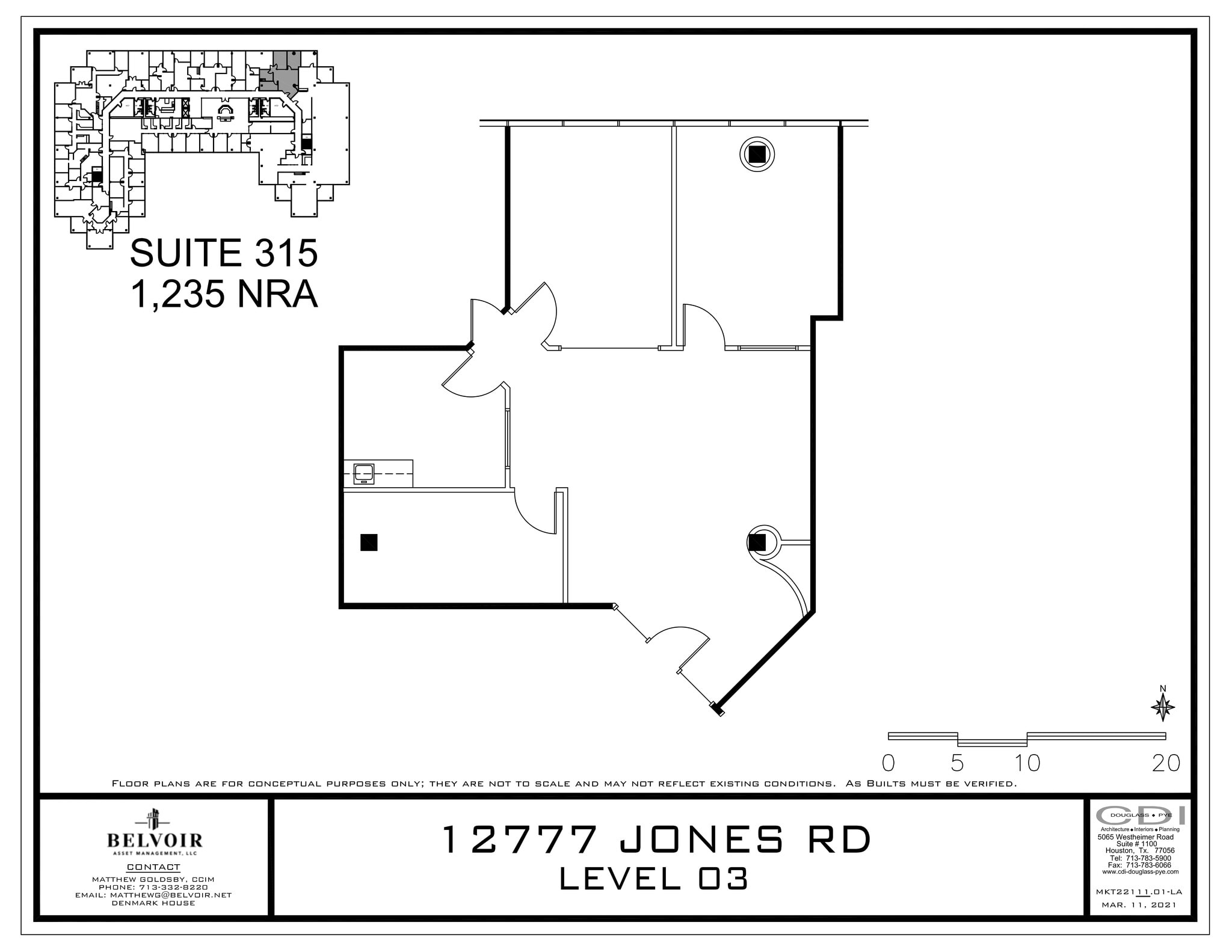 12777 Jones Rd, Houston, TX à louer Plan de site– Image 1 sur 1