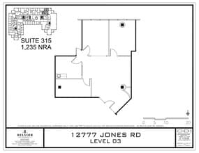 12777 Jones Rd, Houston, TX à louer Plan de site– Image 1 sur 1