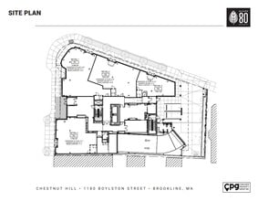 1180 Boylston St, Brookline, MA à louer Plan de site– Image 1 sur 1