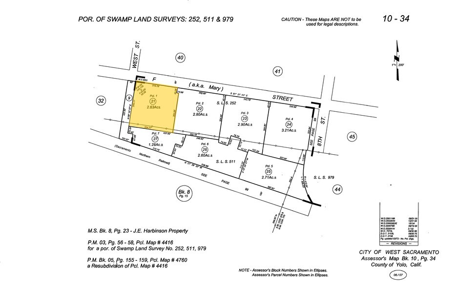 879 F St, West Sacramento, CA à louer - Plan cadastral – Image 3 sur 13