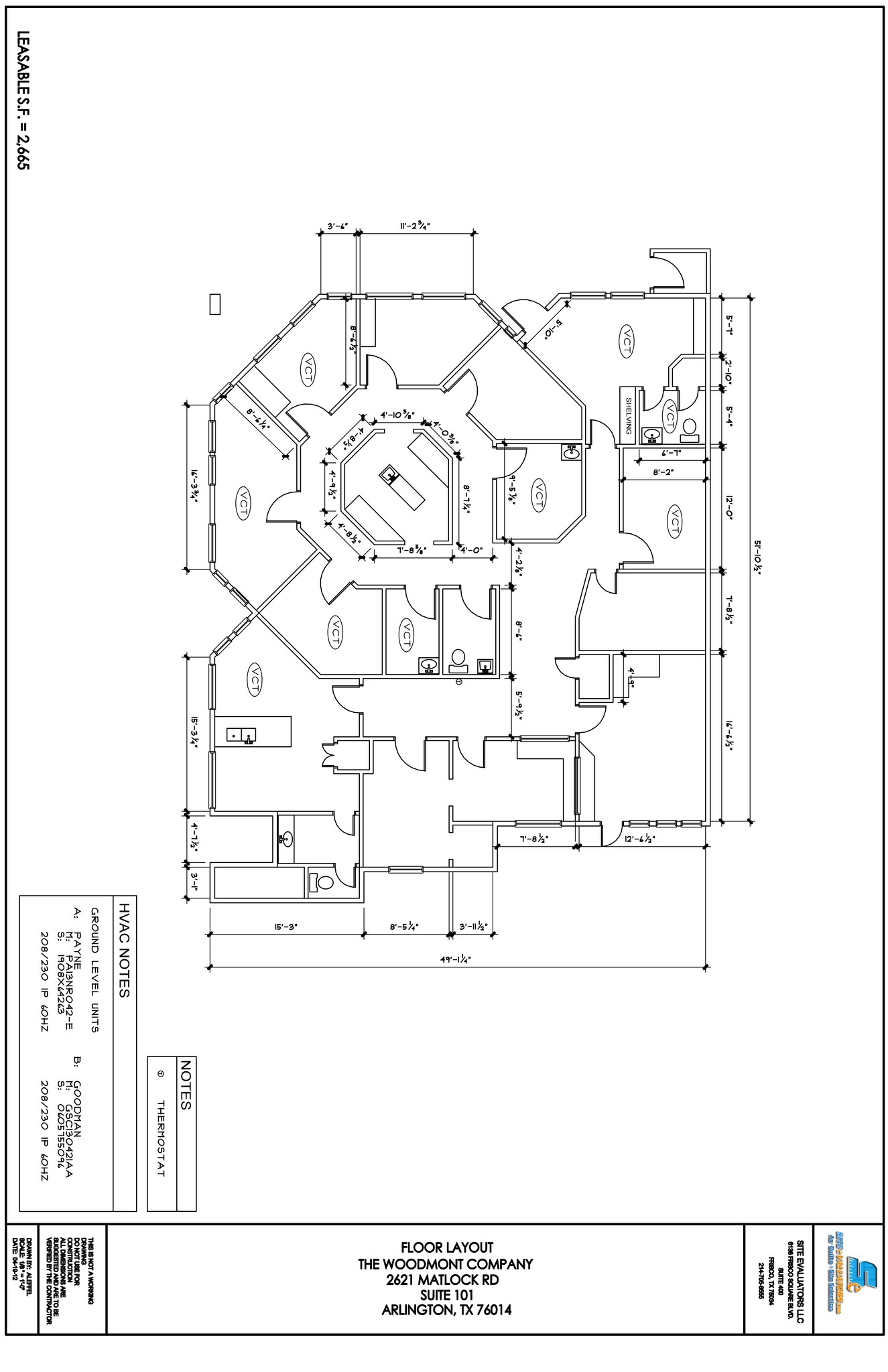 2623 Matlock Rd, Arlington, TX à louer Plan de site– Image 1 sur 1