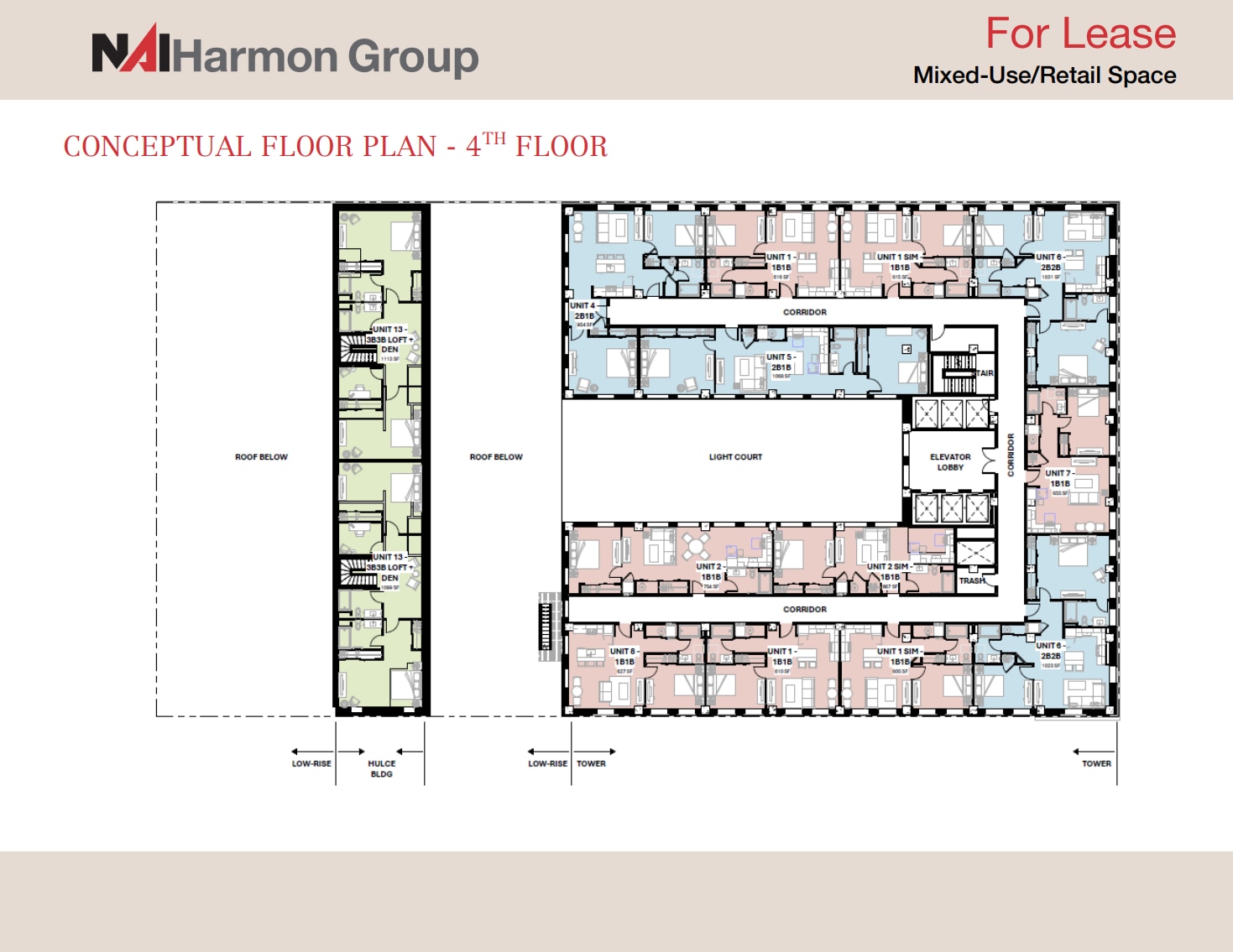 608 Madison Ave, Toledo, OH à louer Plan d’étage– Image 1 sur 1