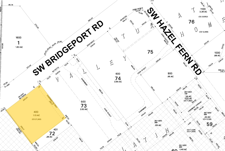 7420 SW Bridgeport Rd, Tigard, OR à louer - Plan cadastral – Image 2 sur 15